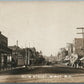 MINOT ND MAIN STREET ANTIQUE REAL PHOTO POSTCARD RPPC
