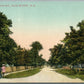 NORTH MINOT ND PARK AVENUE ANTIQUE POSTCARD