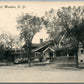 MANDAN ND RESIDENCE STREET ANTIQUE POSTCARD