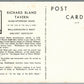 WILLIAMSBURG VA RICHARD BLAND TAVERN ANTIQUE POSTCARD