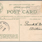 JAMESTOWN EXPOSITION VA UNITED STATES GOVERNMENT PIER ANTIQUE POSTCARD