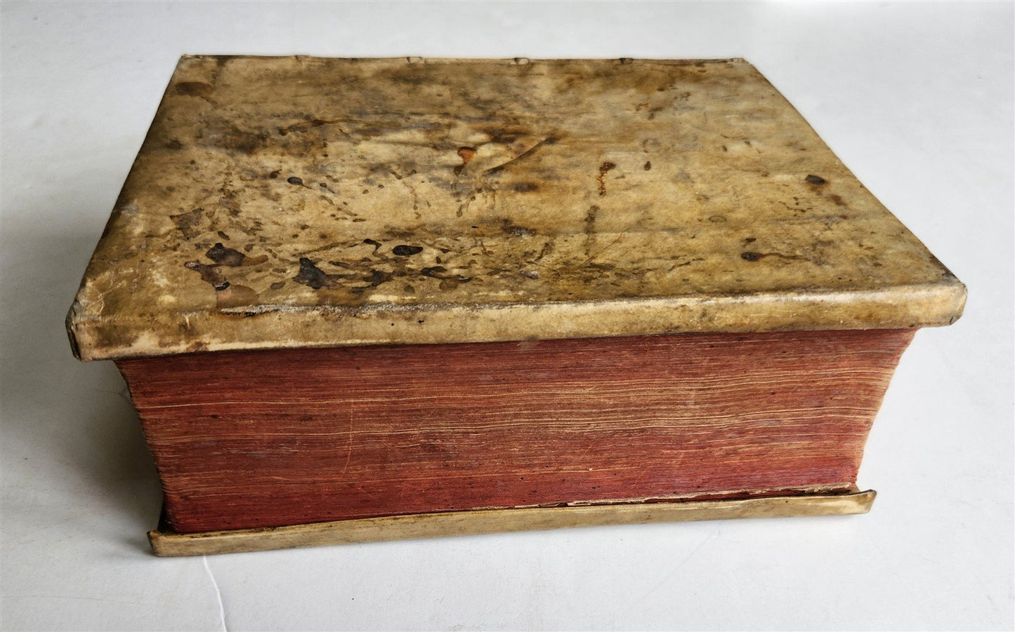 1686 JUDAS ISCARIOT BIOGRAPHY in GERMAN antique VELLUM BINDING