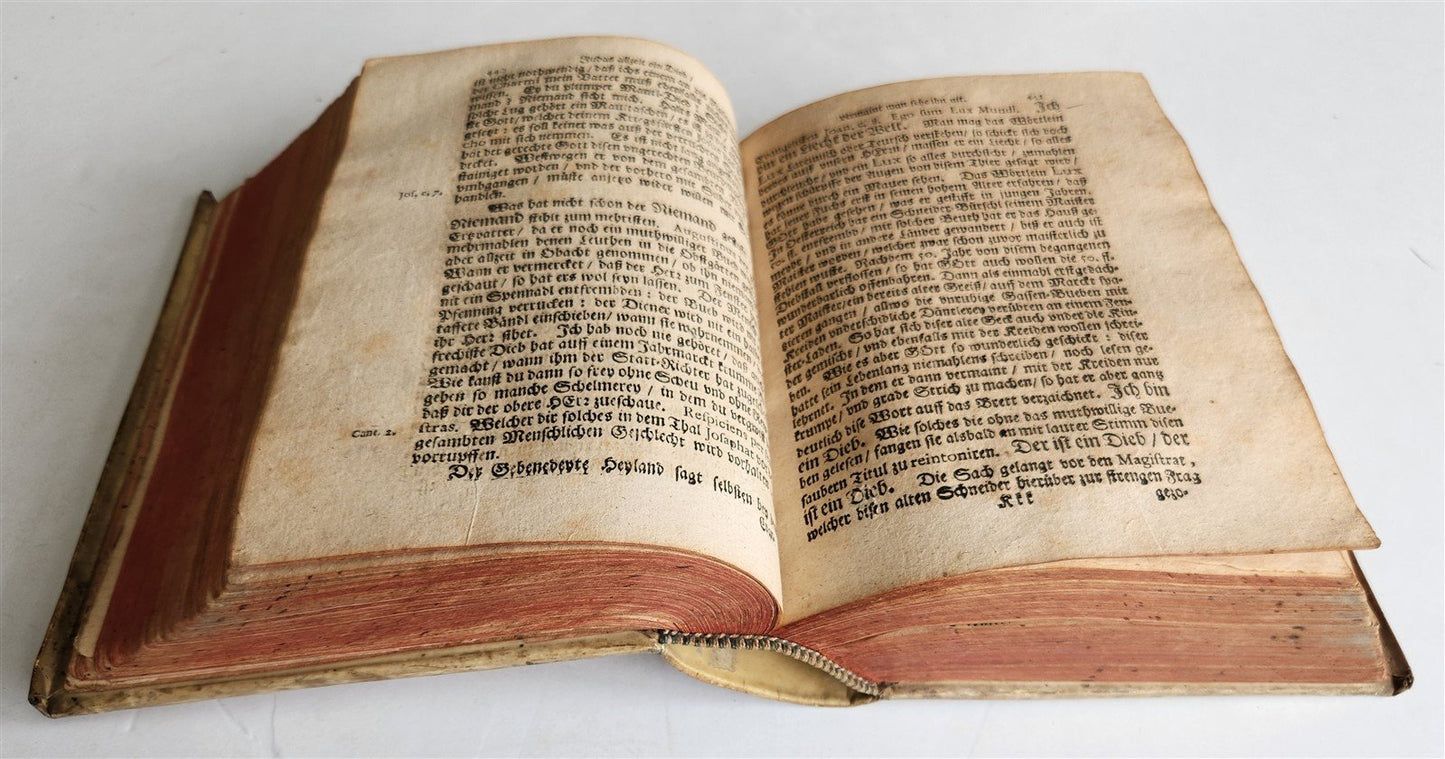 1686 JUDAS ISCARIOT BIOGRAPHY in GERMAN antique VELLUM BINDING
