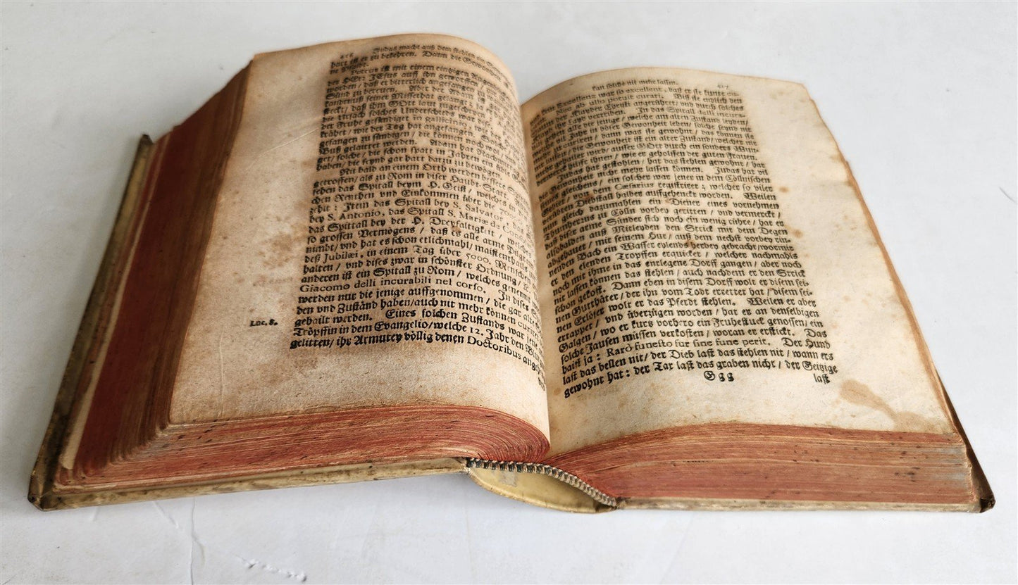 1686 JUDAS ISCARIOT BIOGRAPHY in GERMAN antique VELLUM BINDING