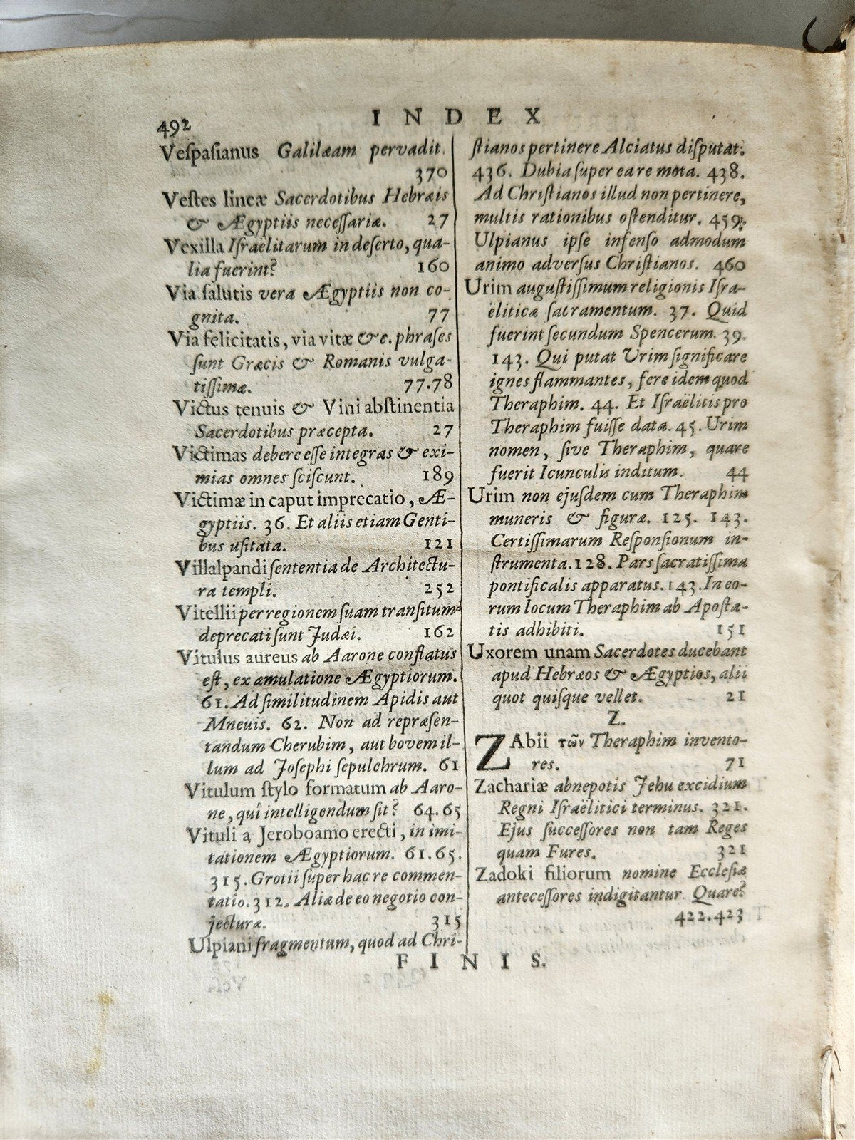 1696 AEGYPTIACA by Witsius antique EGYPTIAN & HEBREW RELIGIOUS CEREMONIES