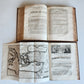 1718 BIBLE in FRENCH 2 volumes NEW TESTAMENT antique ILLUSTRATED w/ MAPS