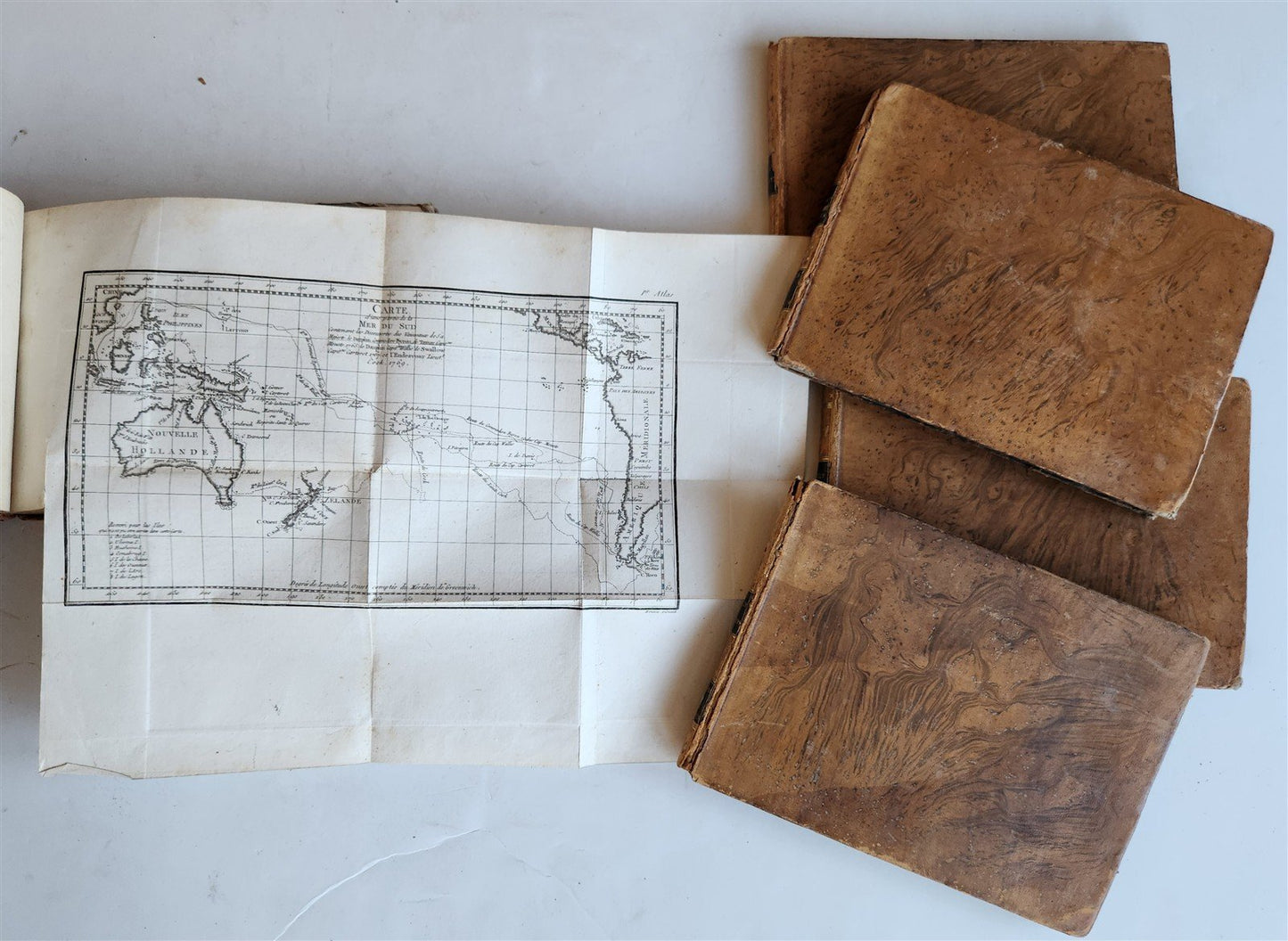 1817 VOYAGES 5 ATLAS VOLUMES antique ILLUSTRATED travels COOK ASIA TURKEY w/MAPS