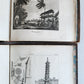 1817 VOYAGES 5 ATLAS VOLUMES antique ILLUSTRATED travels COOK ASIA TURKEY w/MAPS