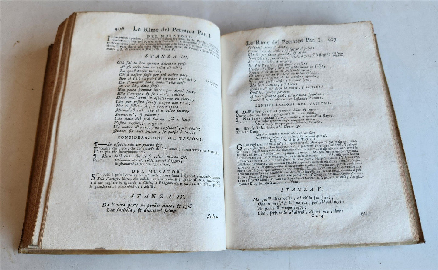 1741 FRANCESCO PETRARCA antique VELLUM BOUND