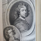 1762 ANECDOTES of PAINTING in ENGLAND antique ILLUSTRATED w/90 engravings 2 vols