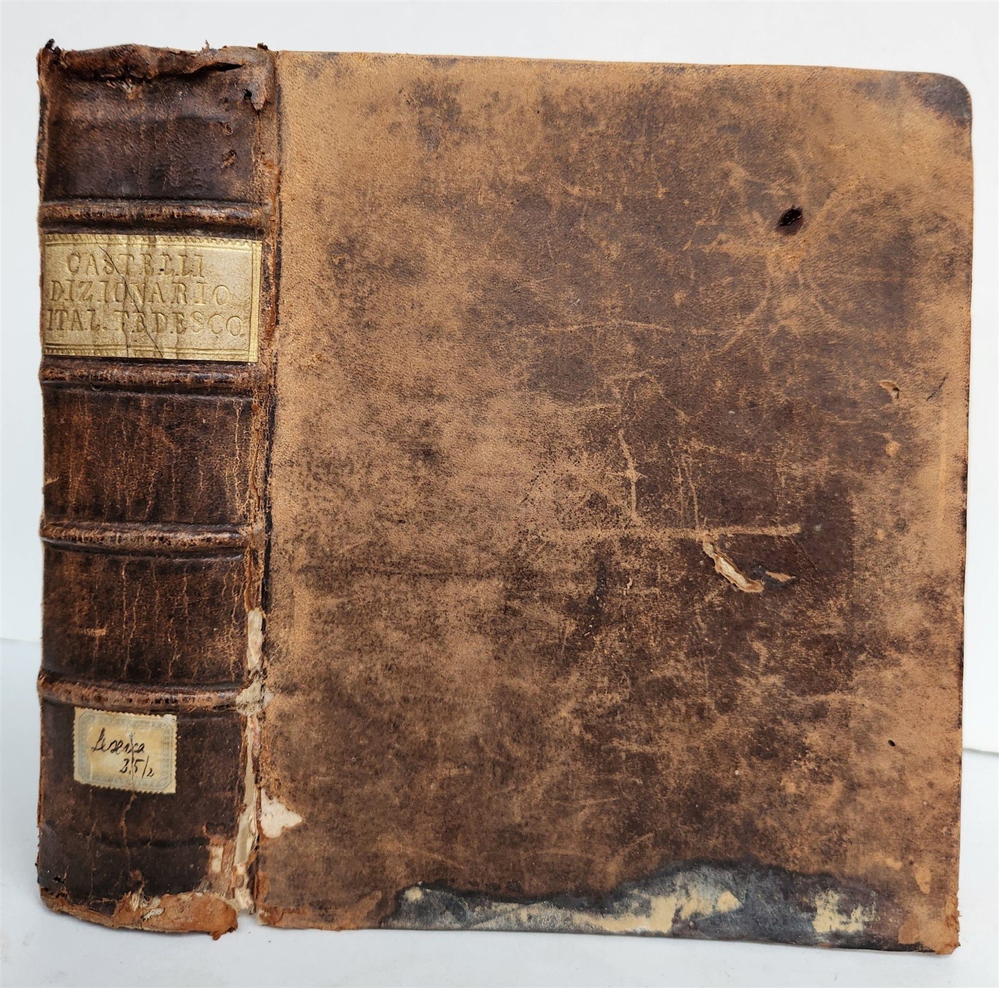 1759 ITALIAN GERMAN DICTIONARY antique Dizionario italiano-tedesco 18th CENTURY