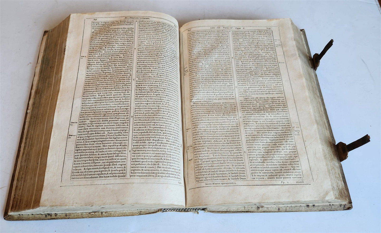 1613 On EXTERMINATION of EVIL & PROMOTION of GOOD antique JESUIT PIGSKIN FOLIO