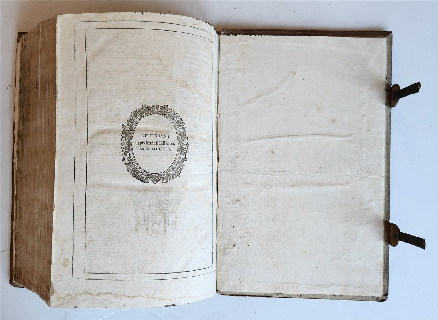 1613 On EXTERMINATION of EVIL & PROMOTION of GOOD antique JESUIT PIGSKIN FOLIO