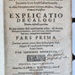 1659 JESUIT THEOLOGY by Tommaso Tamburini antique PIGSKIN over WOOD BINDING