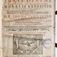 1665 THEOLOGY by Tommaso Tamburini antique PERIOD BINDING PIGSKIN w/ CLASPS