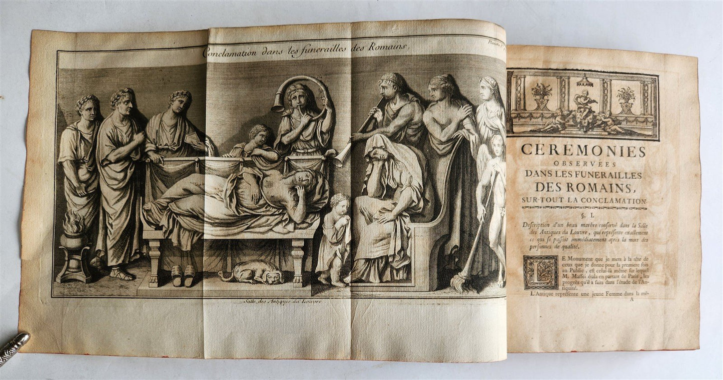 1739 ANCIENT CULTS & ASTROLOGY antique ILLUSTRATED in FRENCH