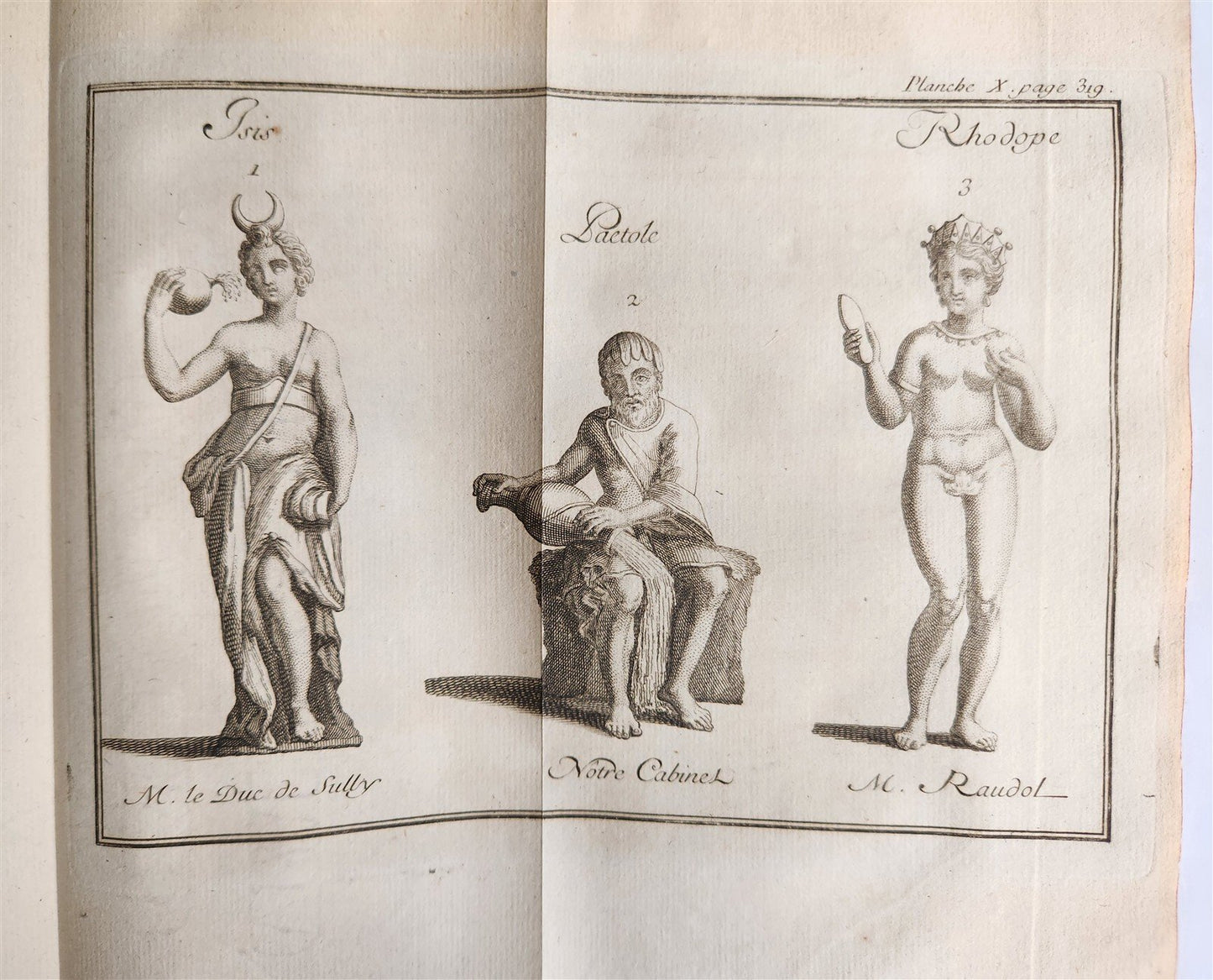 1739 ANCIENT CULTS & ASTROLOGY antique ILLUSTRATED in FRENCH