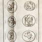 1739 ANCIENT CULTS & ASTROLOGY antique ILLUSTRATED in FRENCH