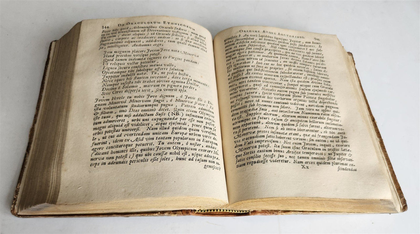 1700 OCCULT De oraculis veterum ANTON van DALE antique ILLUSTRATED 17th Century