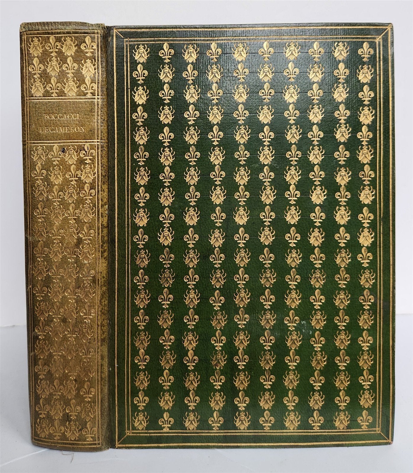 1582 DECAMERON by GIOVANI BOCCACCIO 16th CENTURY antique AMAZING BINDING