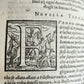 1582 DECAMERON by GIOVANI BOCCACCIO 16th CENTURY antique AMAZING BINDING