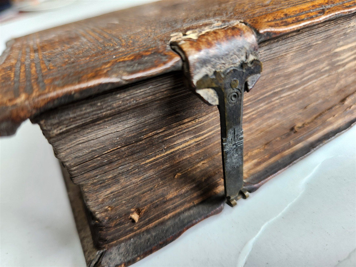 1581 SERMONS in LATIN Concionum de tempore antique PIGSKIN BINDING w/ CLASPS