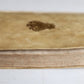 1658 LIFE of BASIL the GREAT antique VELLUM BINDING w/ COAT of ARMS provenance