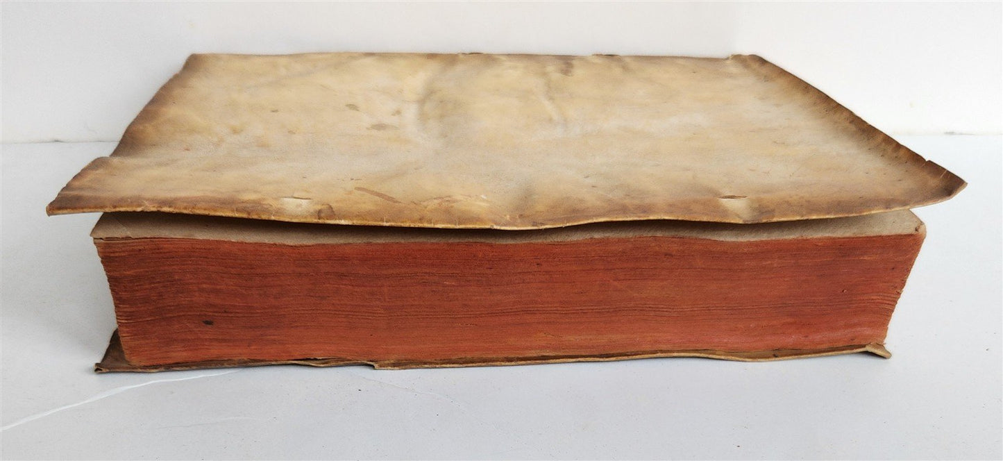 1580 EVANGELICAL INQUISITION in GERMAN antique VELLUM BINDING
