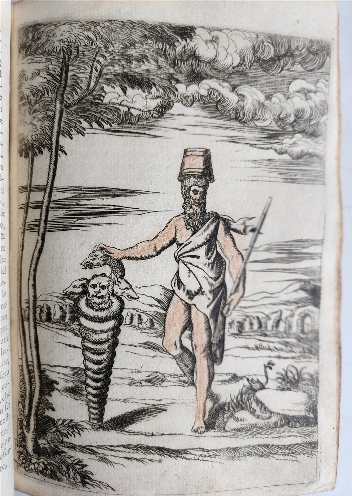 1587 GODS of ANCIENTS antique ILLUSTRATED w/87 ENGRAVINGS idols rites ceremonies