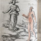 1587 GODS of ANCIENTS antique ILLUSTRATED w/87 ENGRAVINGS idols rites ceremonies