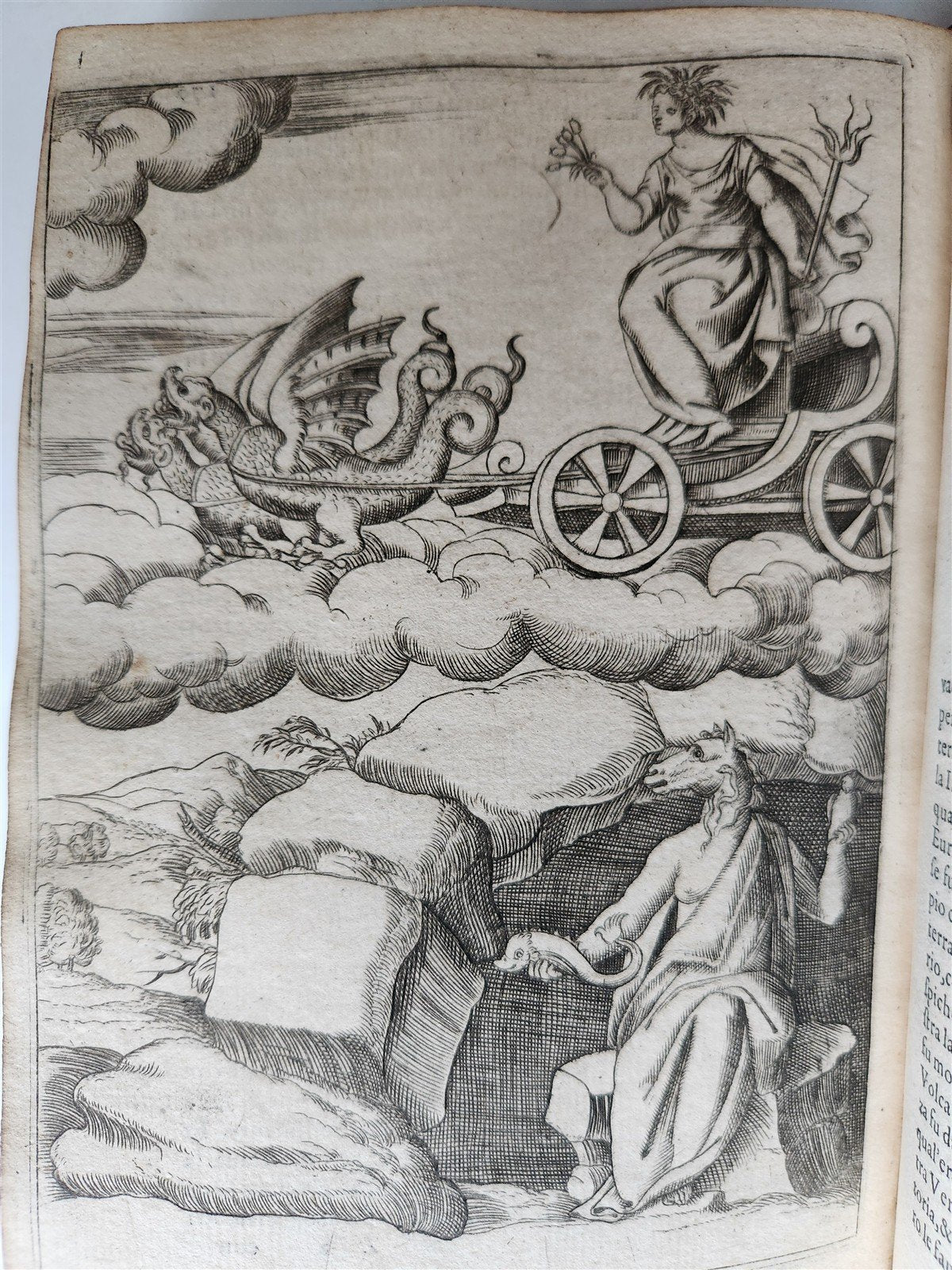 1587 GODS of ANCIENTS antique ILLUSTRATED w/87 ENGRAVINGS idols rites ceremonies