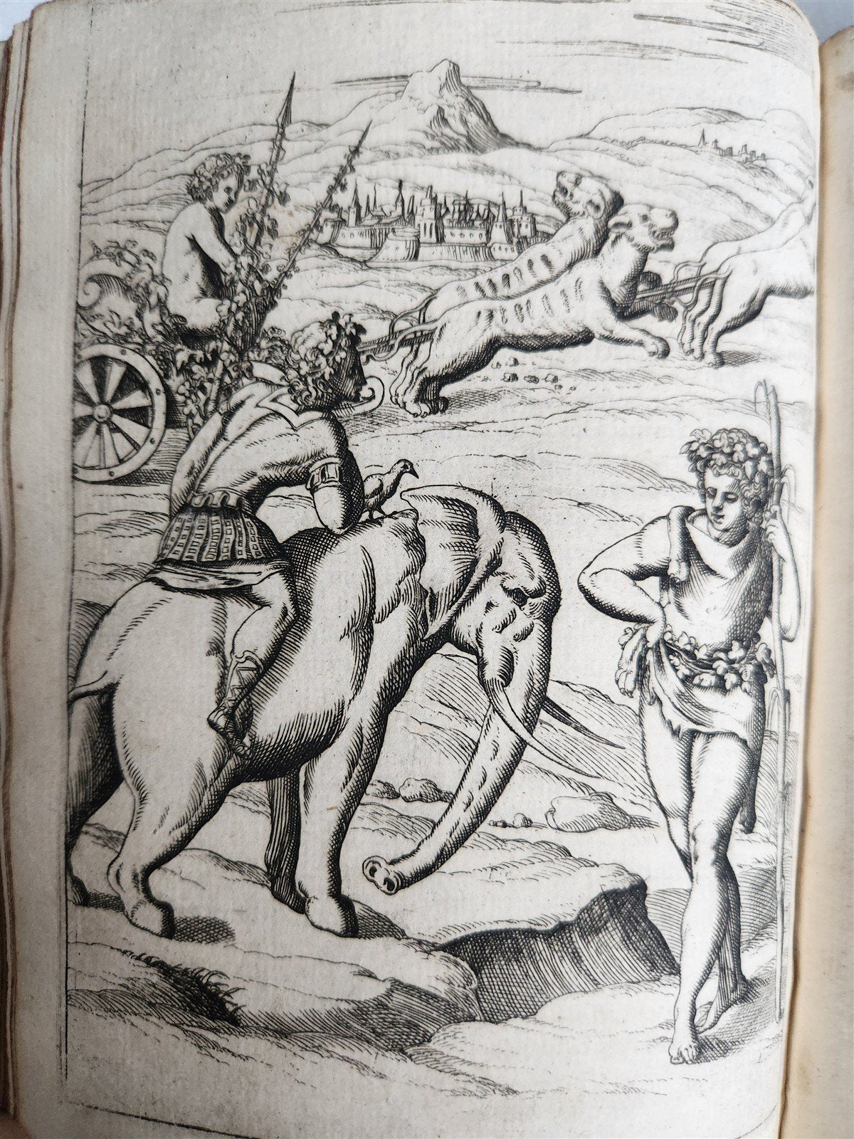 1587 GODS of ANCIENTS antique ILLUSTRATED w/87 ENGRAVINGS idols rites ceremonies