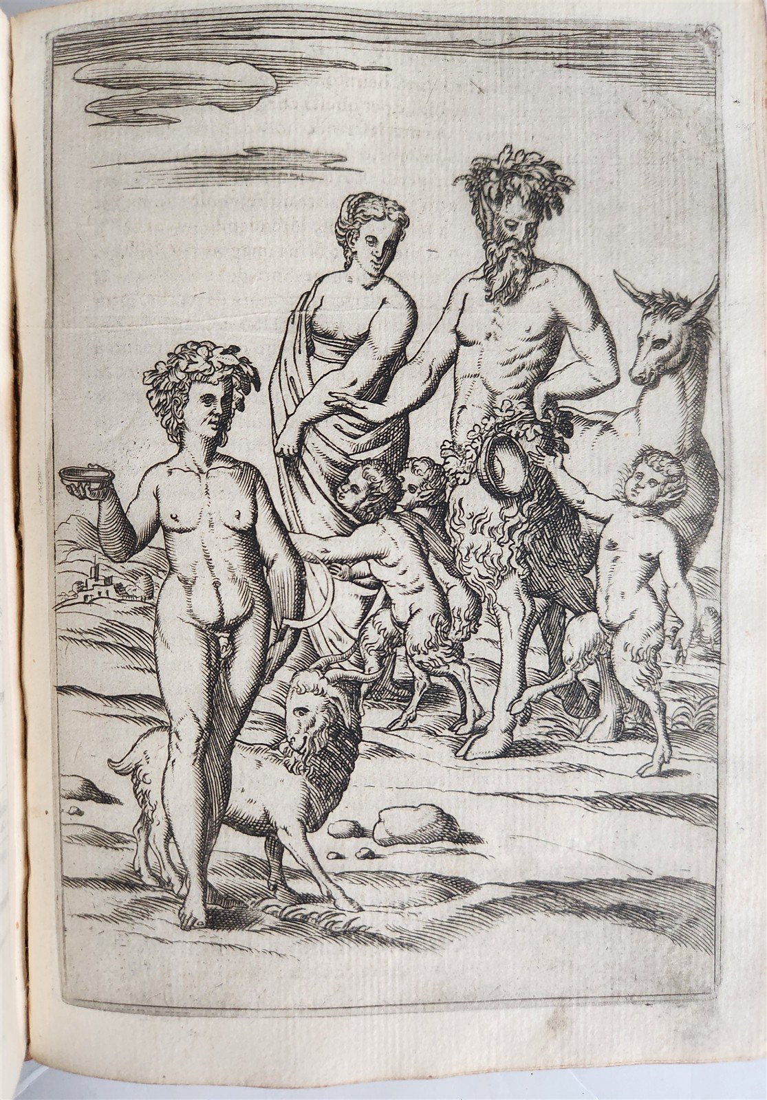 1587 GODS of ANCIENTS antique ILLUSTRATED w/87 ENGRAVINGS idols rites ceremonies