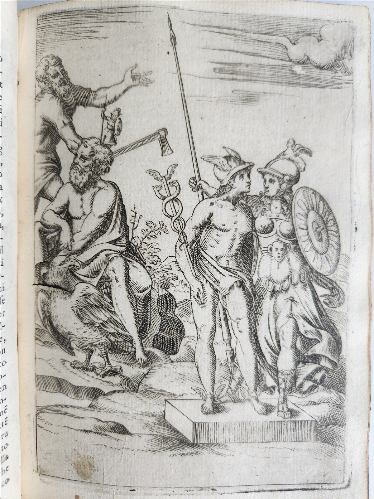 1587 GODS of ANCIENTS antique ILLUSTRATED w/87 ENGRAVINGS idols rites ceremonies