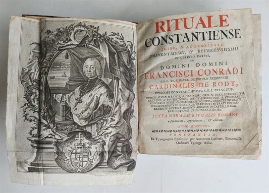 1766 RITUALE CONSTANTIENSE antique 18th CENTURY