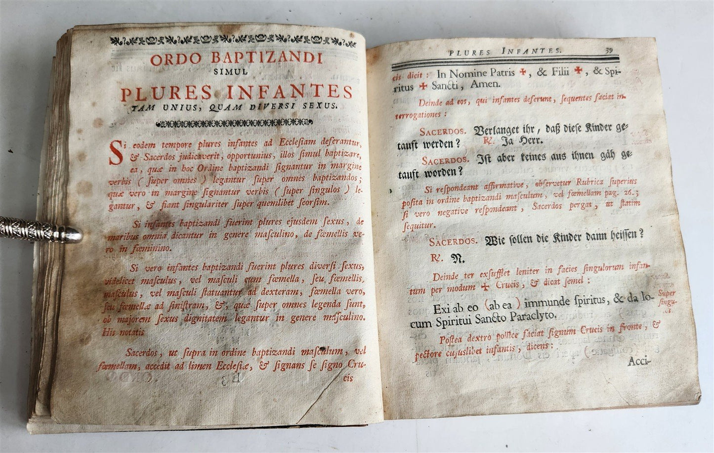 1766 RITUALE CONSTANTIENSE antique 18th CENTURY