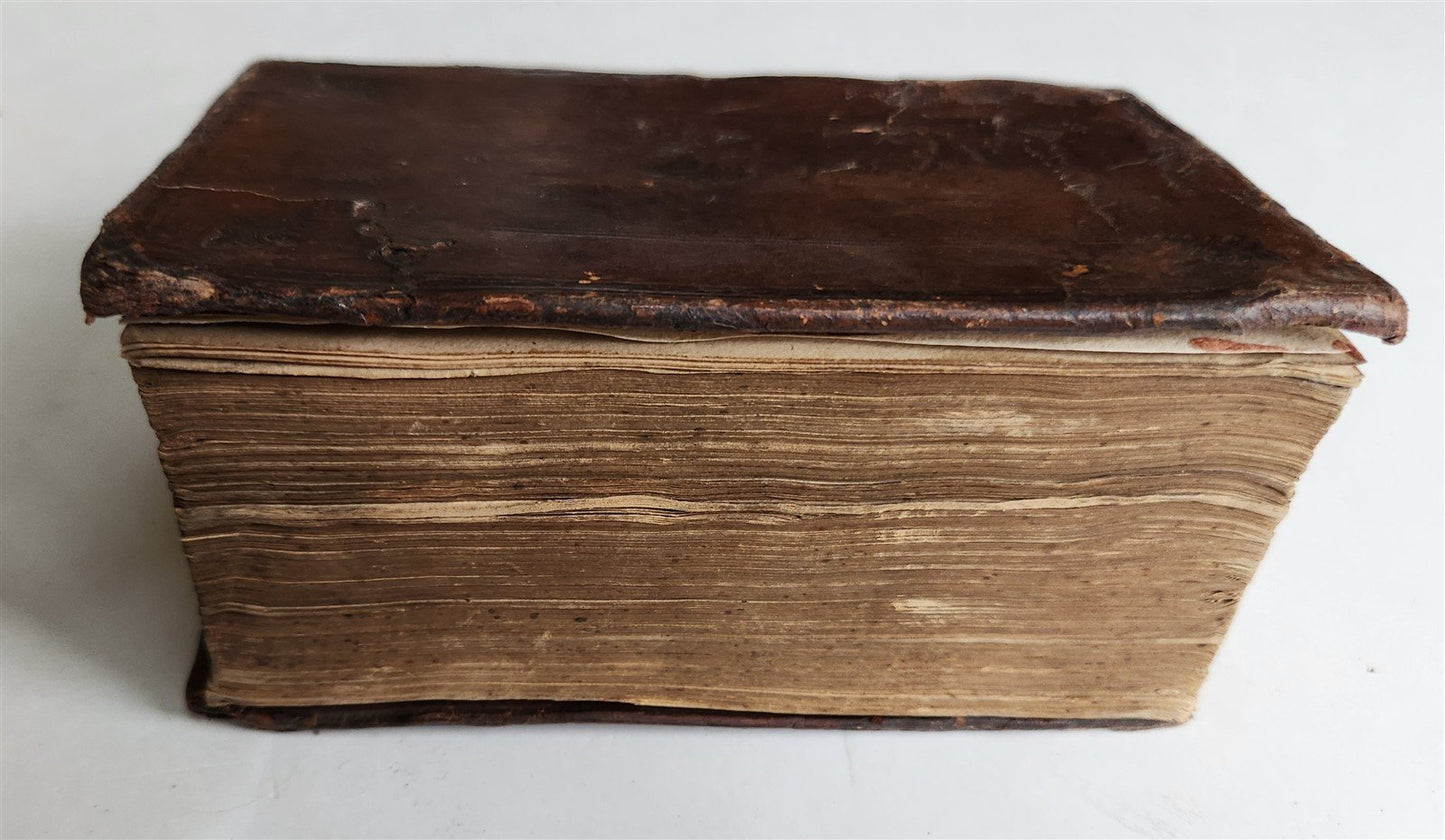 1571 LITURGY ILLUSTRATED Office of Holy Week antique ORIGINAL 16th CENT. BINDING