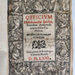 1571 LITURGY ILLUSTRATED Office of Holy Week antique ORIGINAL 16th CENT. BINDING