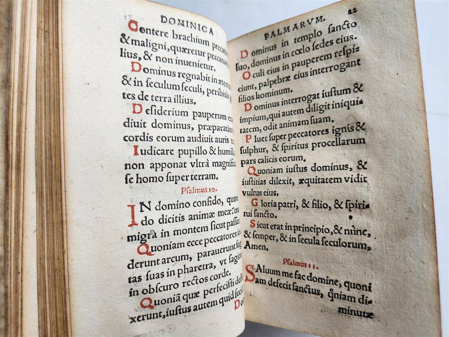 1571 LITURGY ILLUSTRATED Office of Holy Week antique ORIGINAL 16th CENT. BINDING