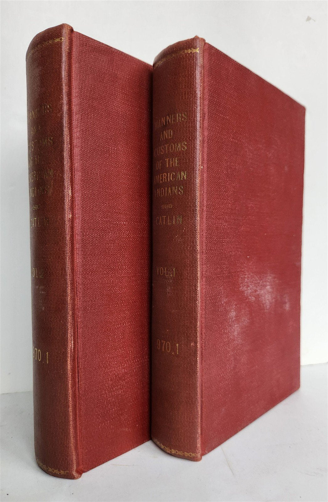 1841 MANNERS & CUSTOMS of NORTH AMERICAN INDIANS antique 2 VOLS ILLUSTRATED