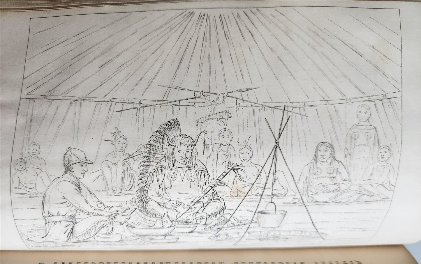 1841 MANNERS & CUSTOMS of NORTH AMERICAN INDIANS antique 2 VOLS ILLUSTRATED