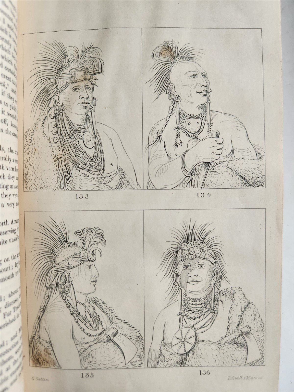 1841 MANNERS & CUSTOMS of NORTH AMERICAN INDIANS antique 2 VOLS ILLUSTRATED