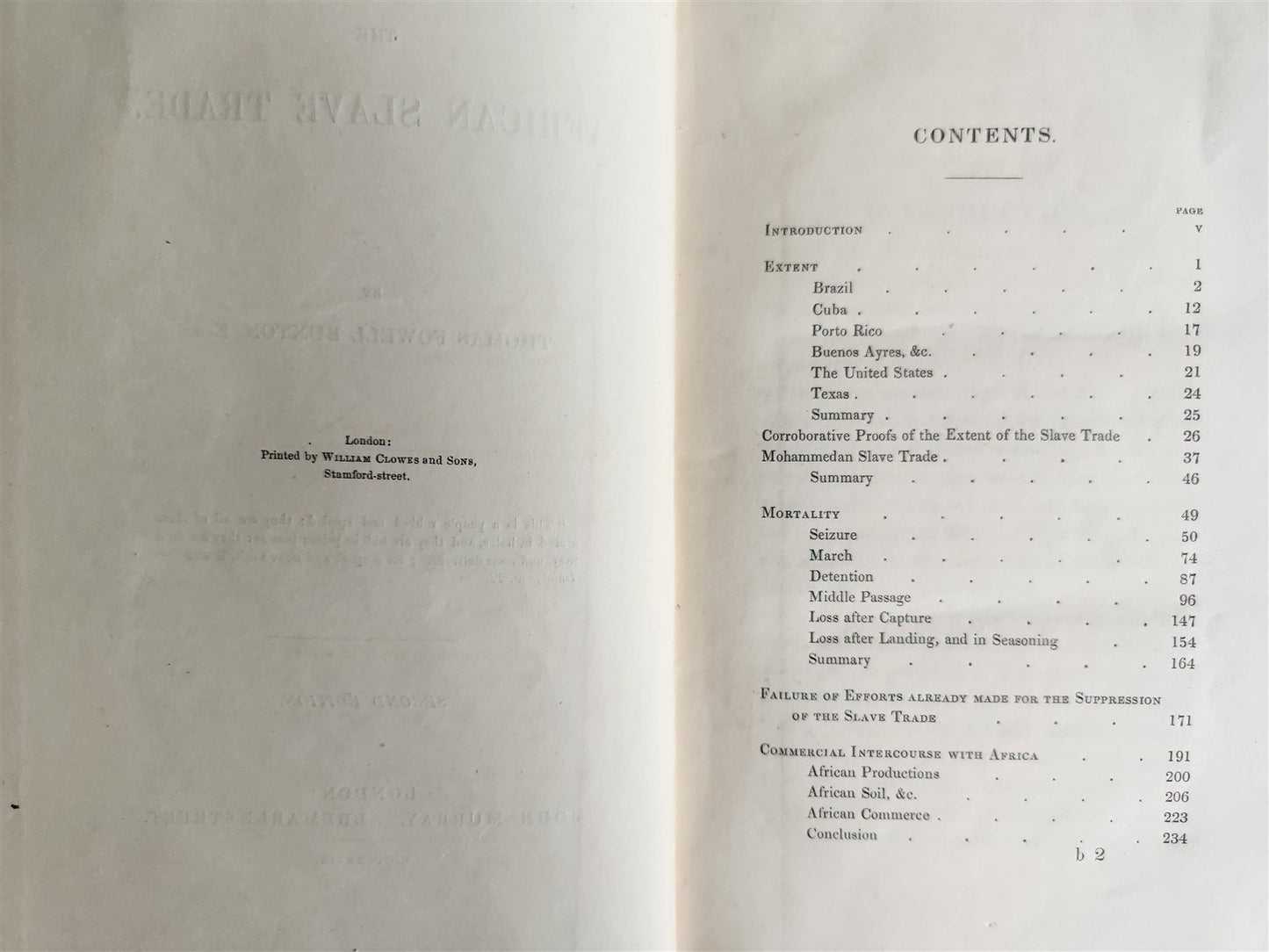 1839 AFRICAN SLAVE TRADE by Thomas Fowell Buxton antique in ENGLISH