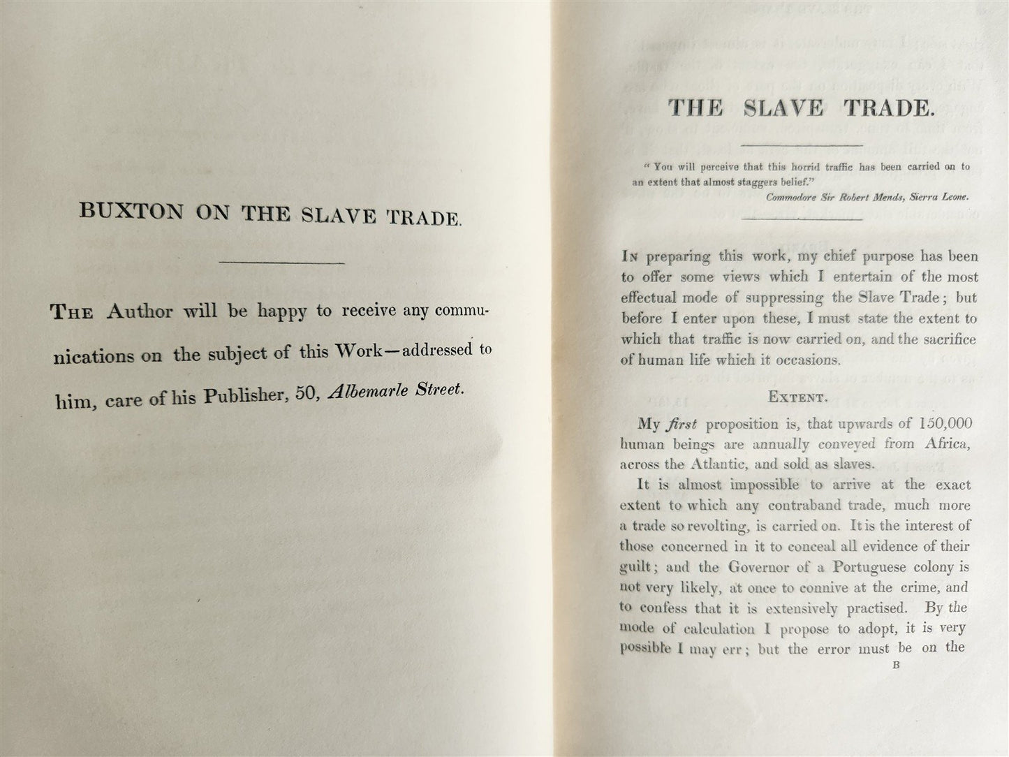 1839 AFRICAN SLAVE TRADE by Thomas Fowell Buxton antique in ENGLISH
