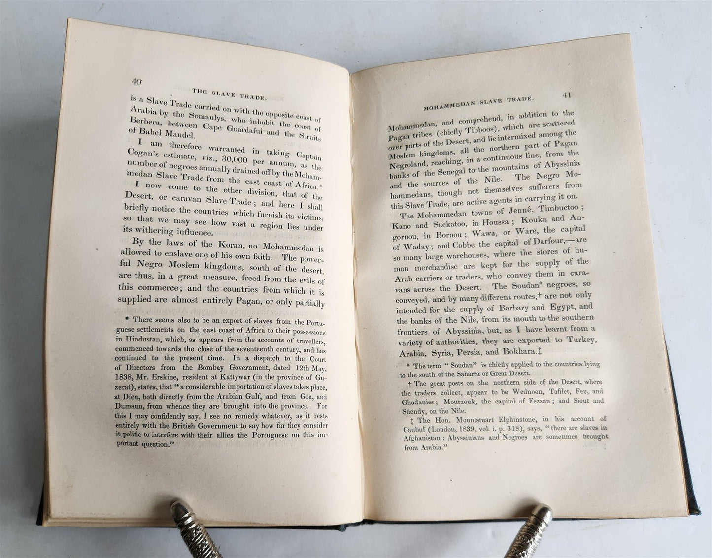 1839 AFRICAN SLAVE TRADE by Thomas Fowell Buxton antique in ENGLISH