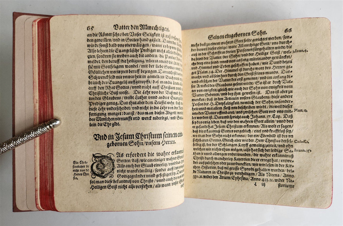 1575 THEOLOGY by D. TOSSANUS in GERMAN antique