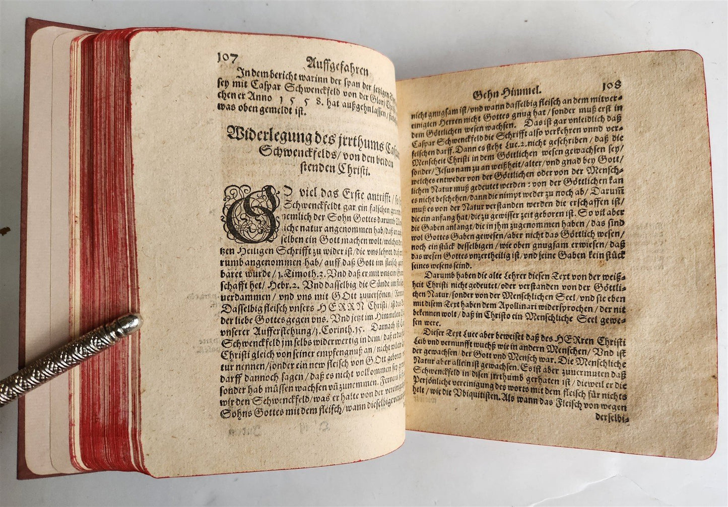 1575 THEOLOGY by D. TOSSANUS in GERMAN antique