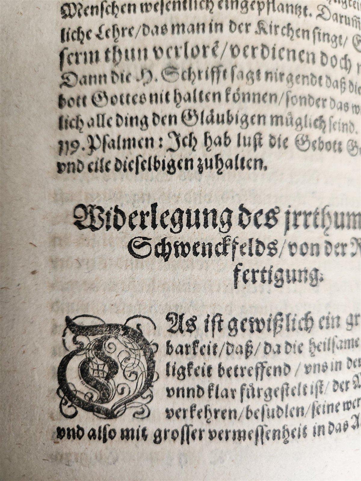 1575 THEOLOGY by D. TOSSANUS in GERMAN antique