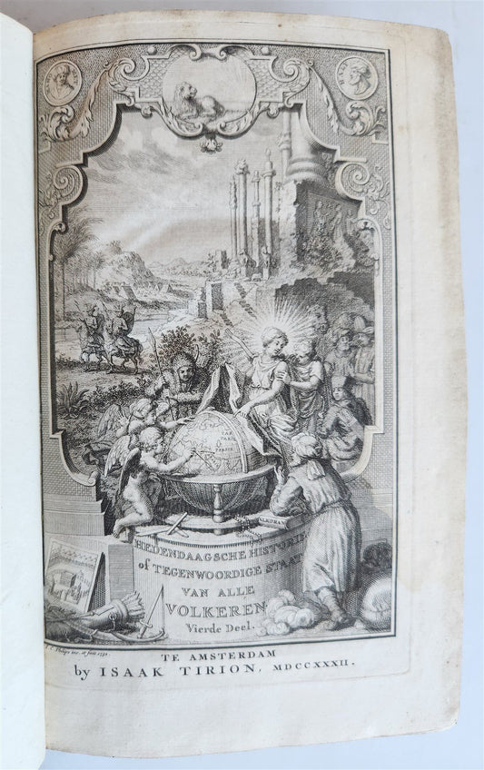 1732 ILLUSTRATED HISTORY of PERSIA ARABIA ASIATIC TARTARY RUSSIA w/maps ANTIQUE