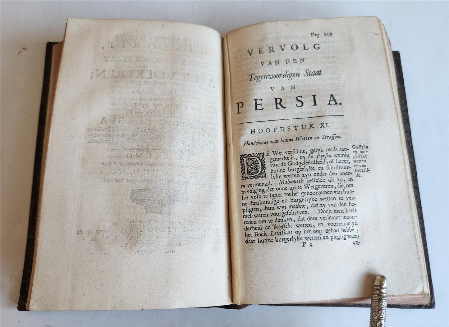 1732 ILLUSTRATED HISTORY of PERSIA ARABIA ASIATIC TARTARY RUSSIA w/maps ANTIQUE